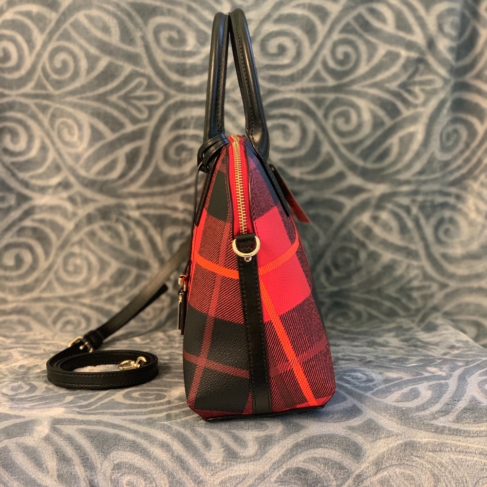 NWT KATE SPADE BRIDGEWATER STREET PLAID RACHELLE - Picture 4 of 7